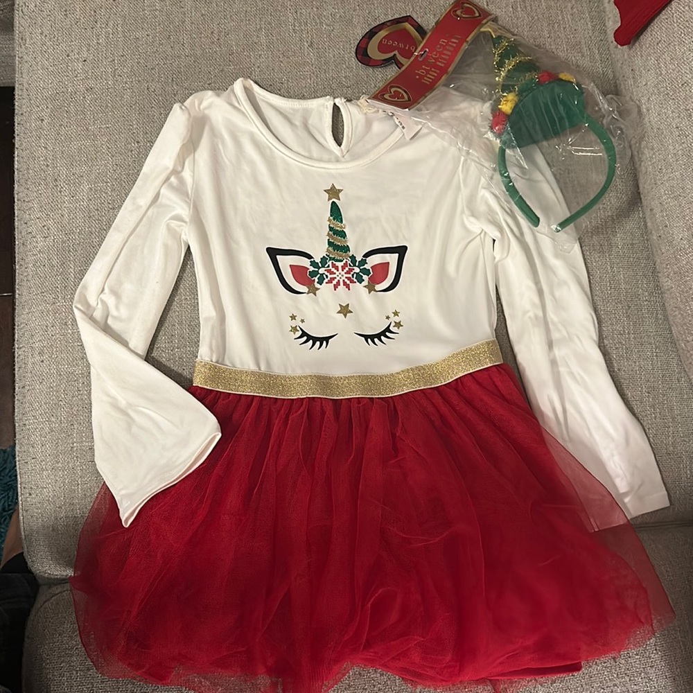 Btween Brand Size 7 dress with tutu skirt